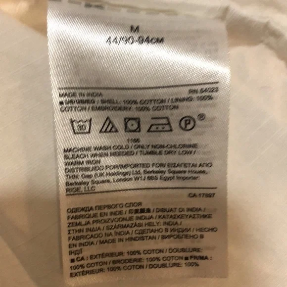 Banana Republic white sleeveless top size M - Picture 7 of 7